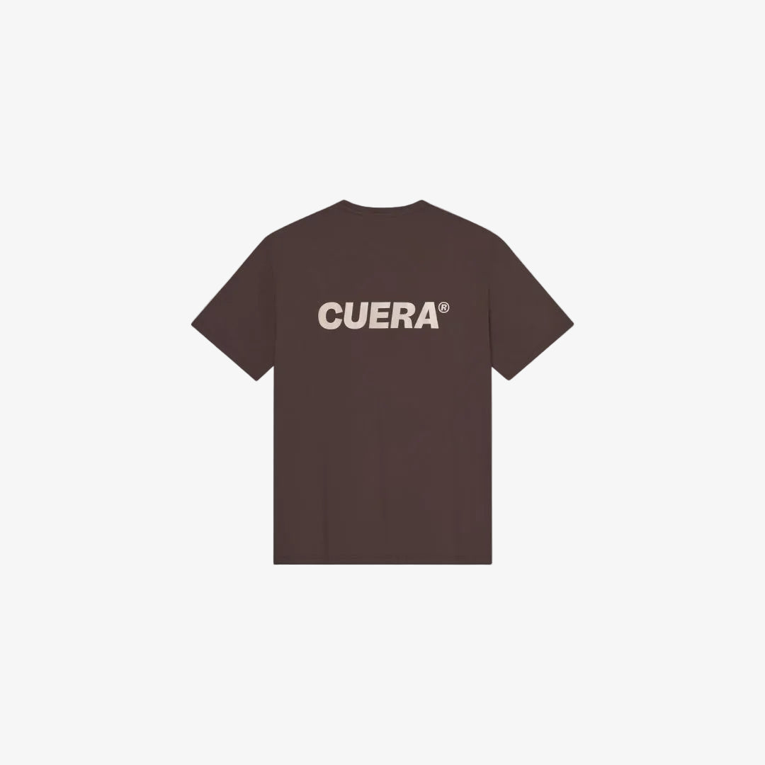Oncourt Airy Logo T-Shirt - Dark Brown