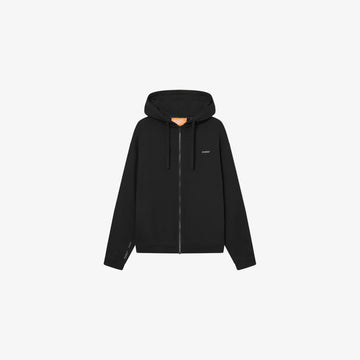 Offcourt Zip Hood Cardigan - Black
