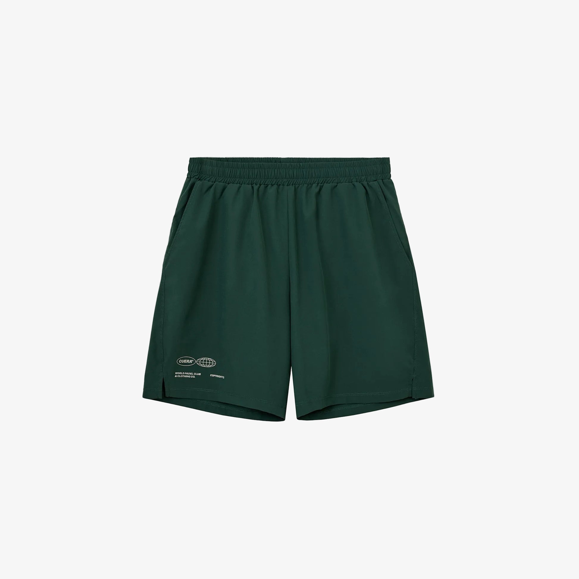 Mens Active Globe Shorts - Court Green