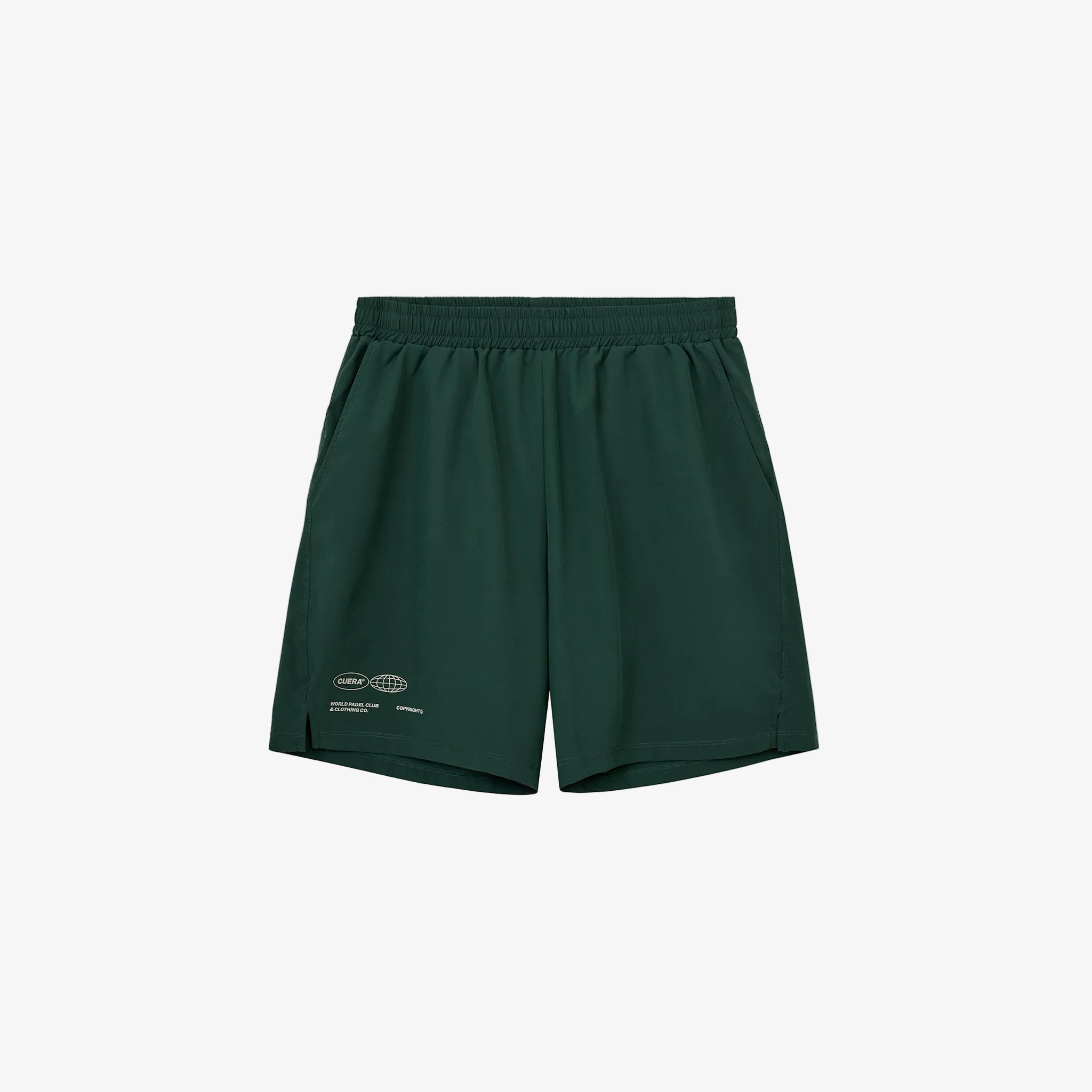 Mens Active Globe Shorts - Court Green