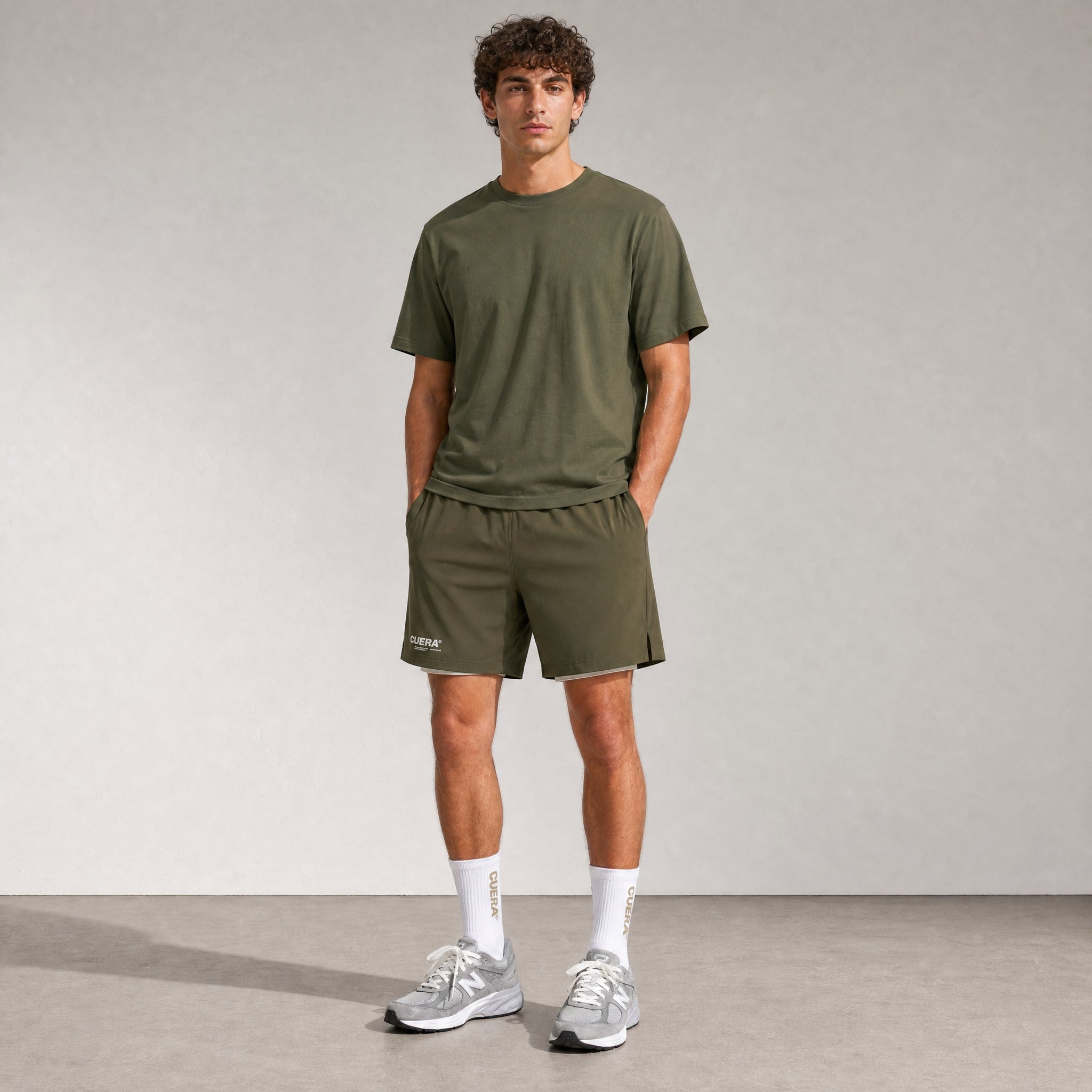 Oncourt 2in1 Shorts - Army