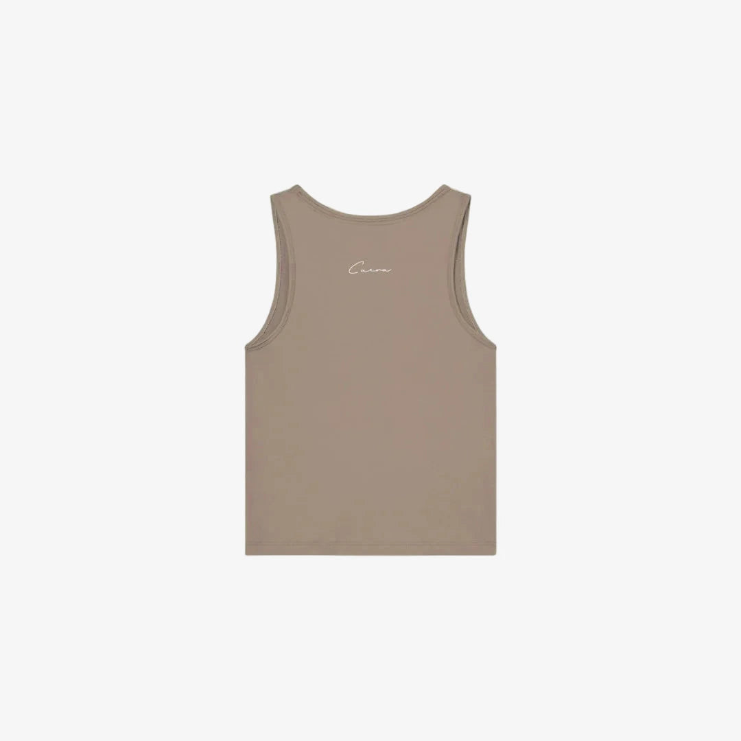 Oncourt Slim Tank Top - Walnut