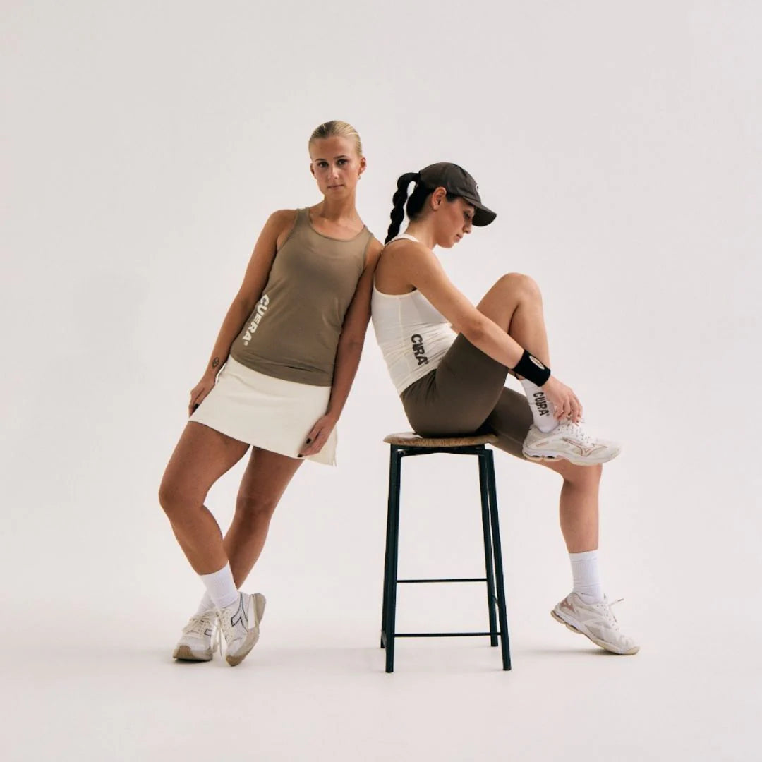 Oncourt Slim Tank Top - Off White