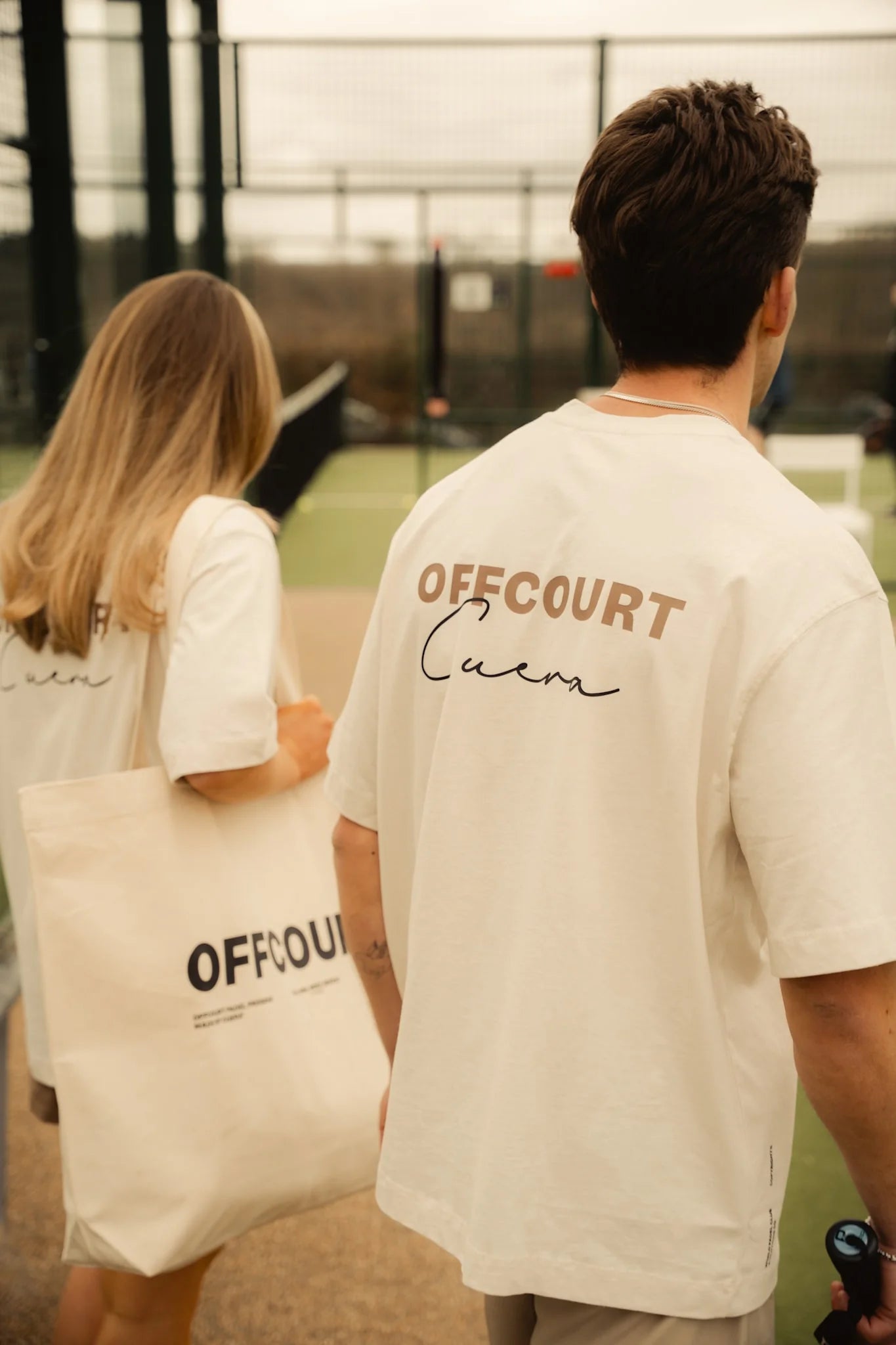Offcourt Cuera T-Shirt ss - Off White w. Black