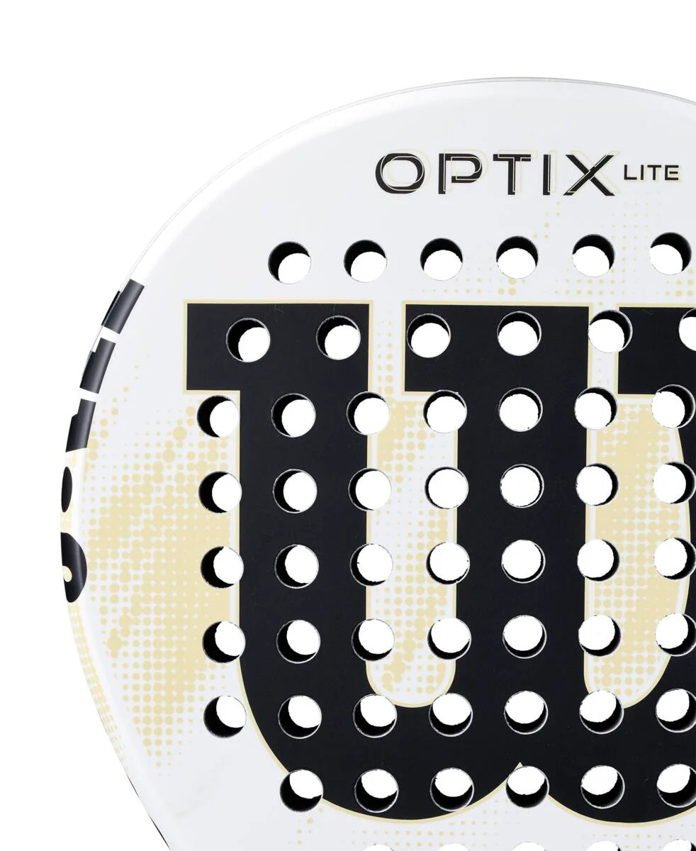Starter pack : Wilson Optix V2 Lite white + cover & balls
