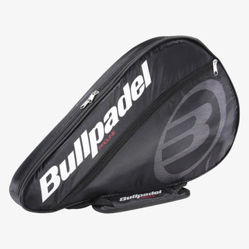 Bullpadel Proline padel racket cover in black with ThermoPocket lining