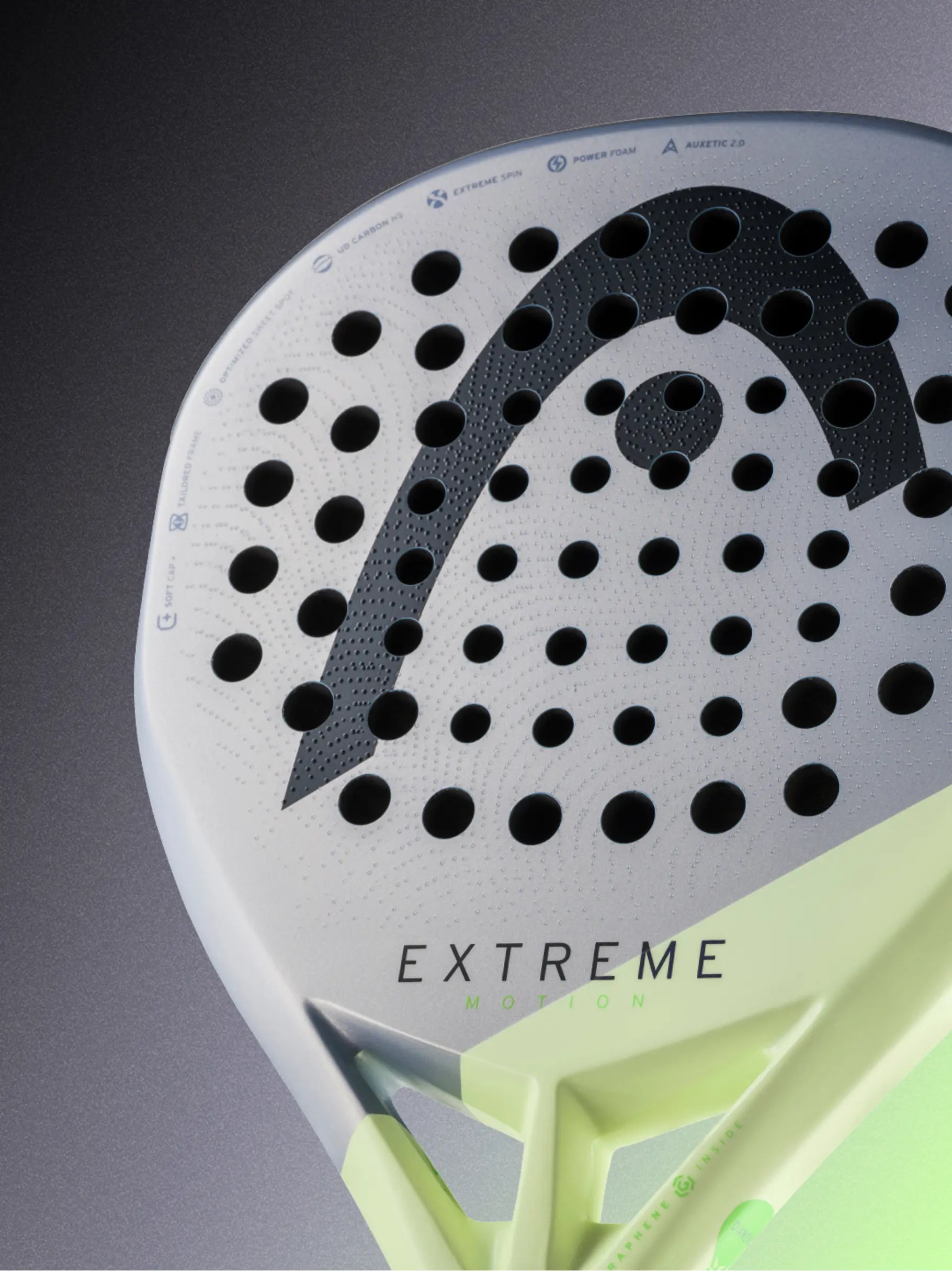 HEAD Extreme Motion 2026 frame close-up