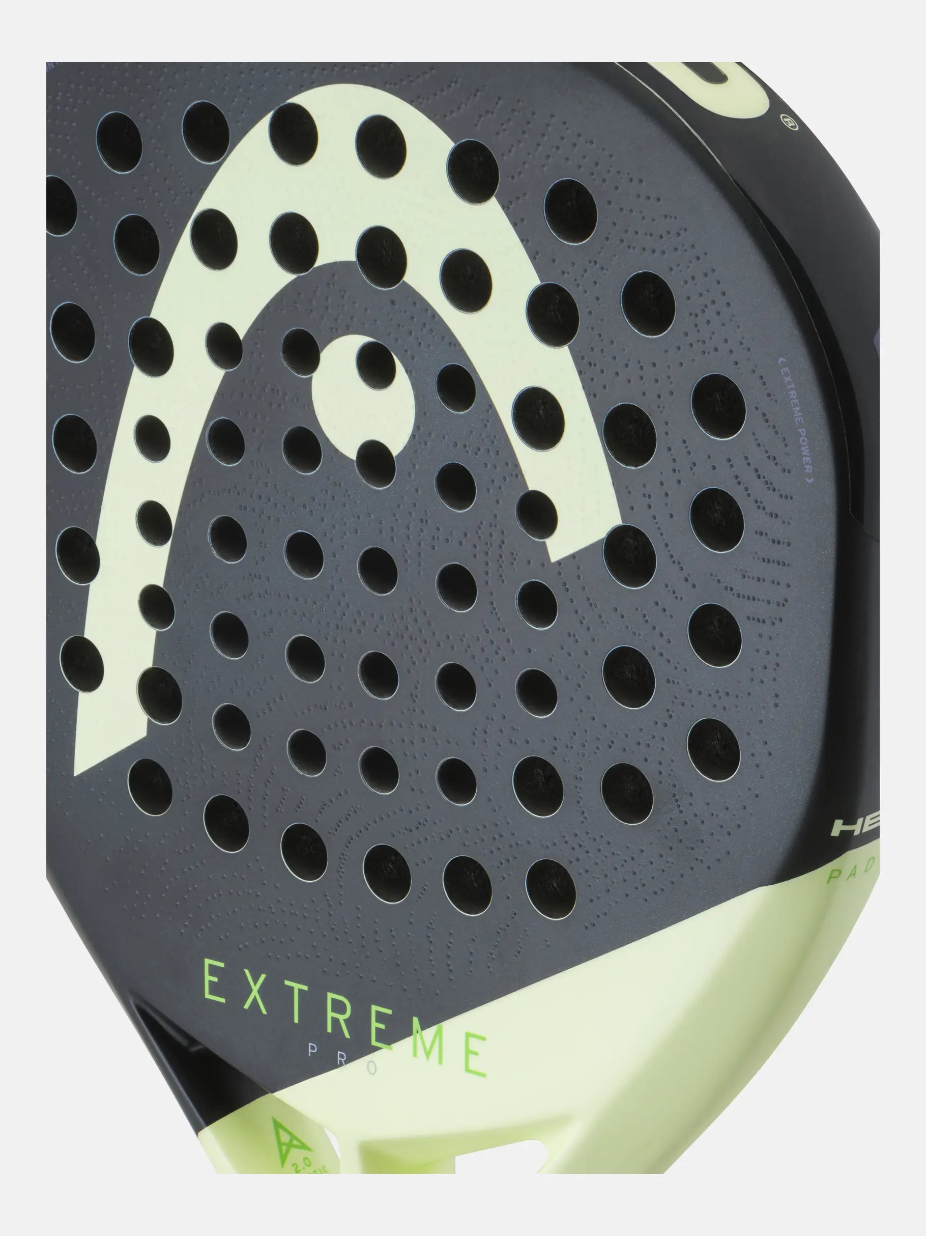 HEAD Extreme Pro 2026 drilling pattern detail