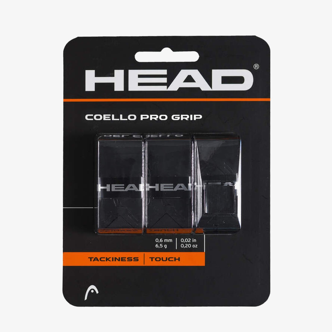 HEAD Coello Pro padel overgrip 3 pack black