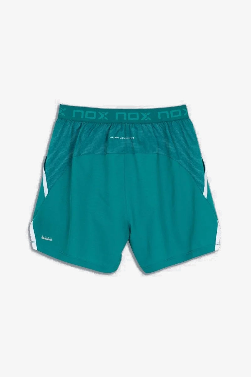 NOX Men's PRO Padel Shorts 2026 Ivy Green - back