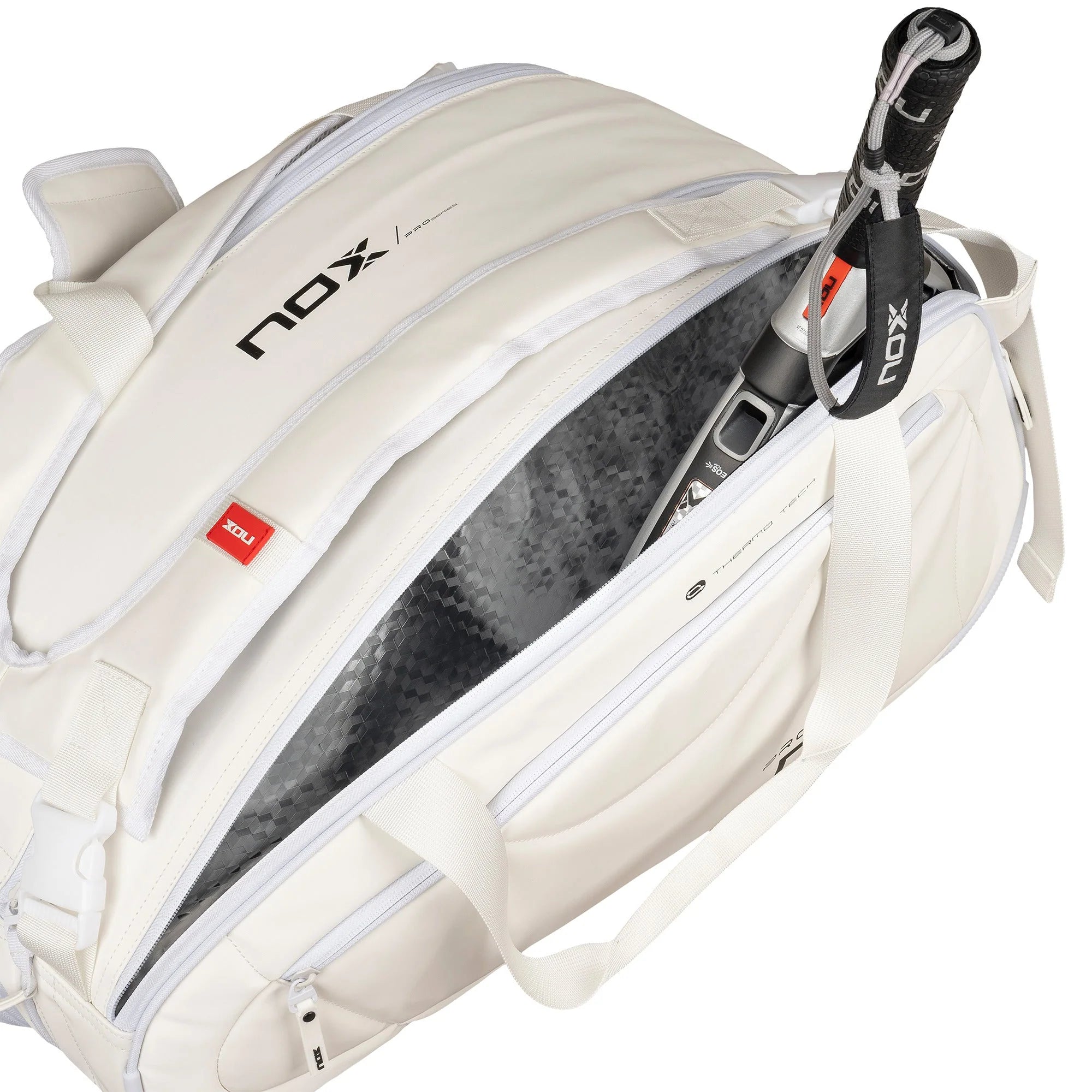 Nox - PRO SERIES white padel bag