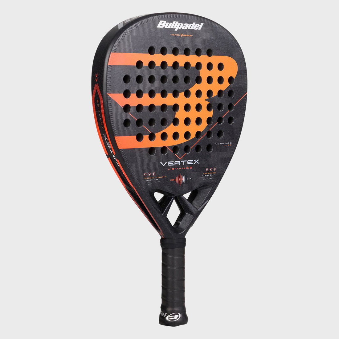 Bullpadel Vertex Advance 2026 padel racket front