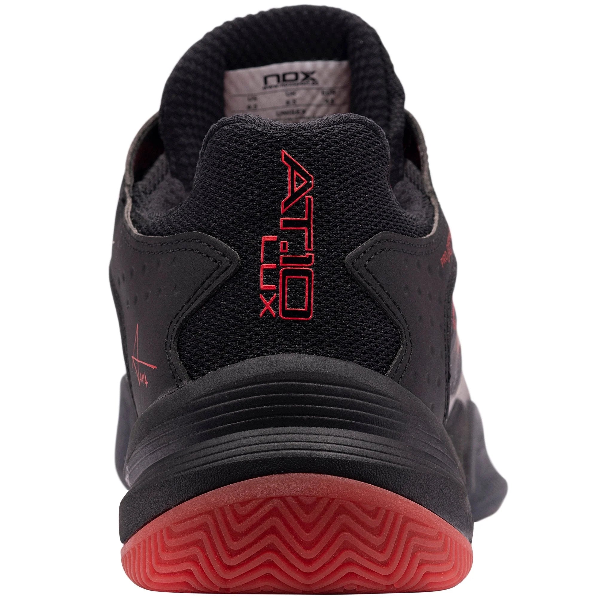 NOX - AT10 LUX Black/Red Padel Shoes