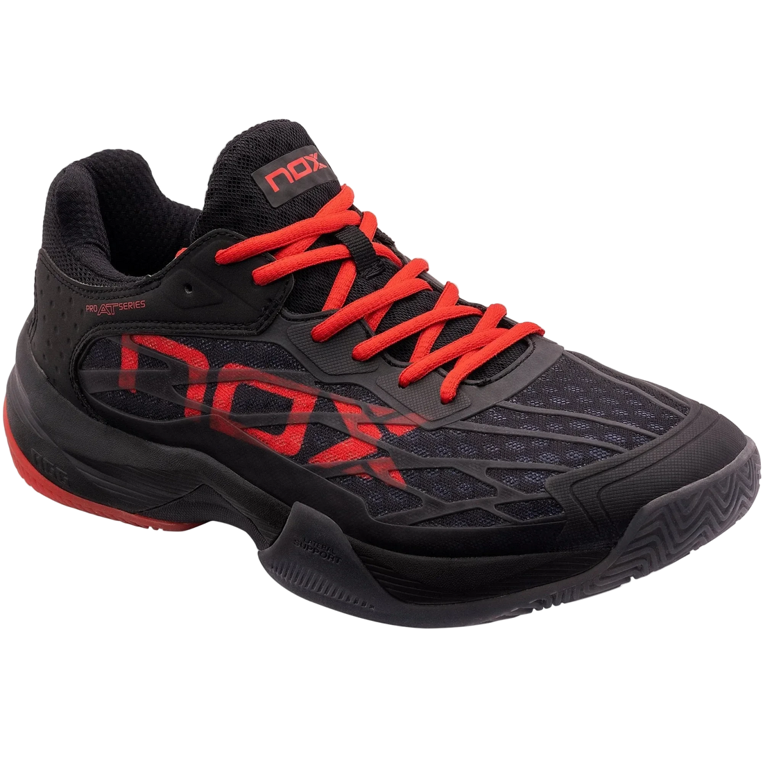 NOX - AT10 LUX Black/Red Padel Shoes