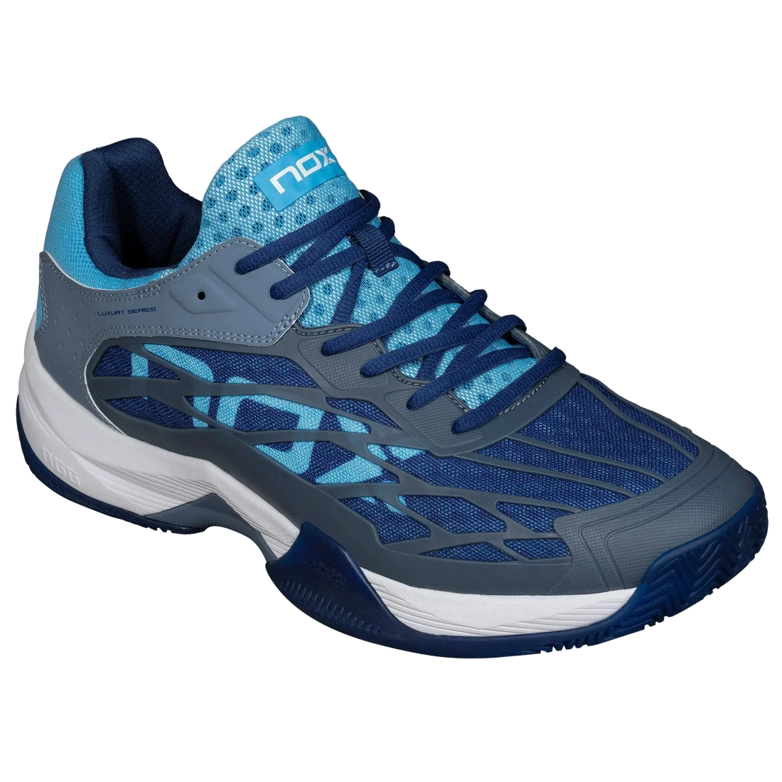 NOX - AT10 LUX Stone/Bonnie Blue Padel Shoes
